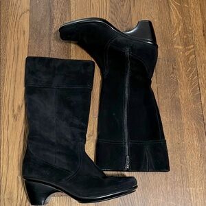 Dansko Black suede leather Women's Boots